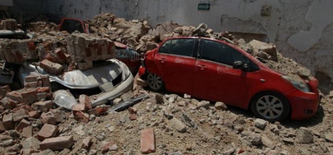 მექსიკაში 7,1 მაგნიტუდის სიმძლავრის მიწისძვრის შედეგად დაღუპულია 250-მდე ადამიანი.იხილეთ ფოტოები